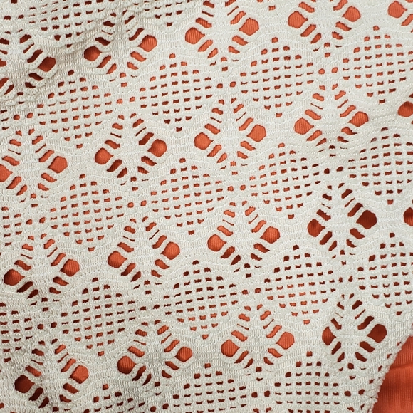 BECCA Crochet Shirred Hipster Bikini Bottoms NWT - Picture 8 of 12